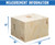 3-in-1 Wooden Jump Box for Crossfit Workout - Height Adjustable & Durable