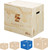 3-in-1 Wooden Jump Box for Crossfit Workout - Adjustable Heights & Non-Slip Surface