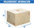 3-in-1 Wooden Jump Box for Crossfit Workout - Adjustable Heights & Non-Slip Surface