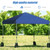 8x8 Outdoor Pop-up Canopy Tent with Roller Bag & Sand Bags - Easy Setup & Portable