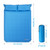 Self-Inflating Camping Sleeping Mat with Waterproof PVC Surface - Quick Inflate, Insulating Foam, Ergonomic Pillows