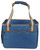 Fashion Canvas Pet Carrier with Dual Mesh Closure Zippers & Over-The-Shoulder Straps