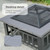 Durable Outdoor Fire Pit Table for Wood Burning with Accessories(D0102HEL0NP.)