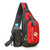 "Seamless Outdoors Colorful Sling Bag With Water Slot "(D0102HP2R6X.)