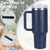 40oz V2 large capacity tumbler,  With Handle And Straw Lid, Insulated Reusable Stainless Steel Water Bottles Travel Mug Coffee Cup car cup water cup For Men Women Outdoor Camping Driving, gift(D0102HQE7GU.)