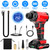 150PSI Cordless Car Tire Pump 6000mAh Rechargeable Tire Inflator 12V Portable Electric Air Compressor with LED Light for Car Bike Motorcycle Ball(D0102XTKIJG.)