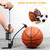 Mini Bike Pump Portable Bicycle Tire Inflator Ball Air Pump w/ Mount Frame For Mountain Road Bike(D0102XTW4QG.)