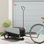 Bike Trailer Black and Gray 66.1 lb Iron(D0102HR8A66.)