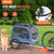 VEVOR Dog Bike Trailer, Supports up to 100 lbs, Pet Cart Bicycle Carrier, Easy Folding Frame with Quick Release Wheels, Universal Bicycle Coupler, Reflectors, Flag, Collapsible to Store, Blue/Black(D0102HQA0WY.)