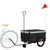 Bike Trailer Black and Gray 99.2 lb Iron(D0102HEI152.)