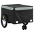 Bike Trailer Black and Gray 99.2 lb Iron(D0102HEI152.)