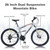 26 inch Mountain Bike 21-Speed Dual Suspension Aluminum Alloy Frame For Men and Women's Bike(D0102HP9932.)