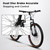 A27302 27 inch wheel mountain bike, 21-speed disc brake trigger transmission, aluminum frame unisex mountain bike(D0102HELMYJ.)