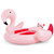 6 People Inflatable Flamingo Floating Island with 6 Cup Holders for Pool and River(D0102H2GJ8V.)