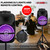 5 Core Party Speaker w Microphone 2Pc 400W Rechargeable Bluetooth Loud PA DJ Karaoke System w Stand