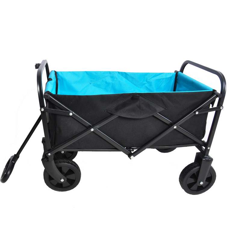 Foldable Heavy-Duty Outdoor Utility Cart - Easy Transport & Storage