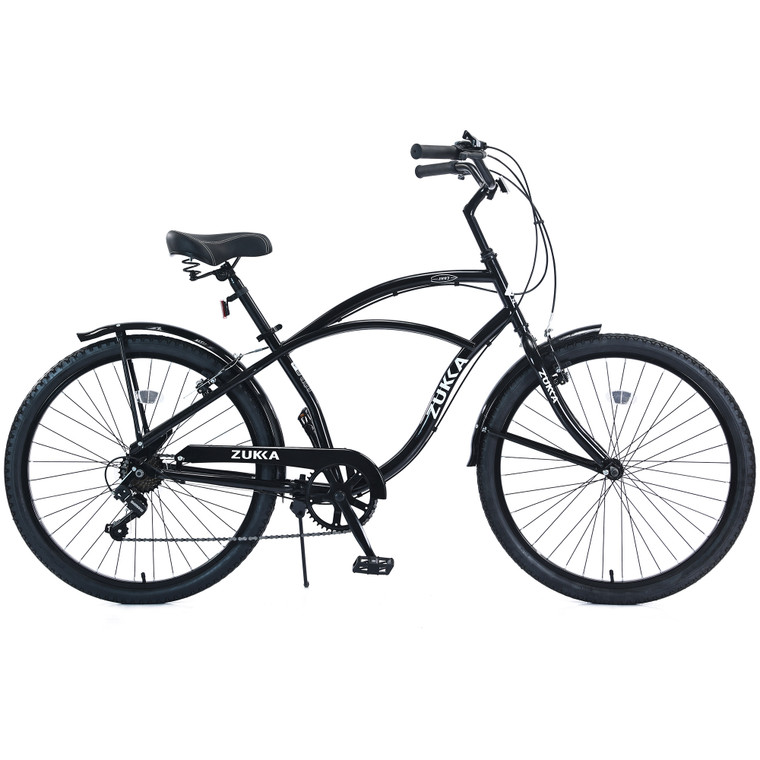 7-Speed Men's Beach Cruiser Bike - Comfortable, Stylish, and Easy to Ride 7-Speed Men's Beach Cruiser Bike - Comfortable, Stylish, and Easy to Ride