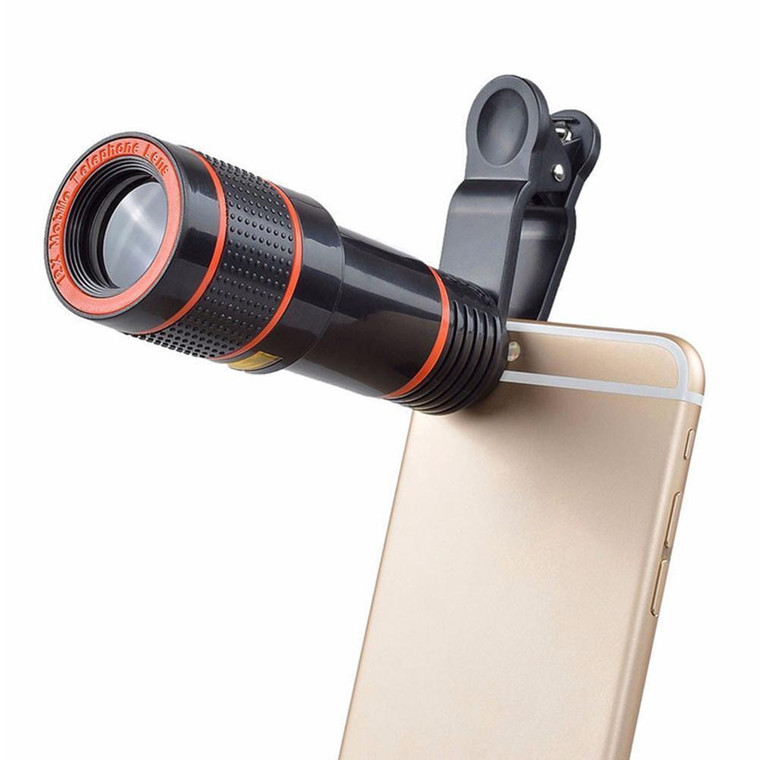 8X Clip On Optical Zoom Telescope Lens for Mobile Phones - HD Quality