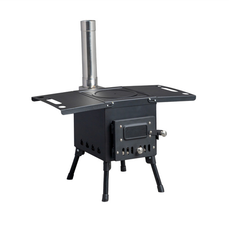 Portable Wood Camping Stove | Easy Portability & Convenient Ash Cleaning