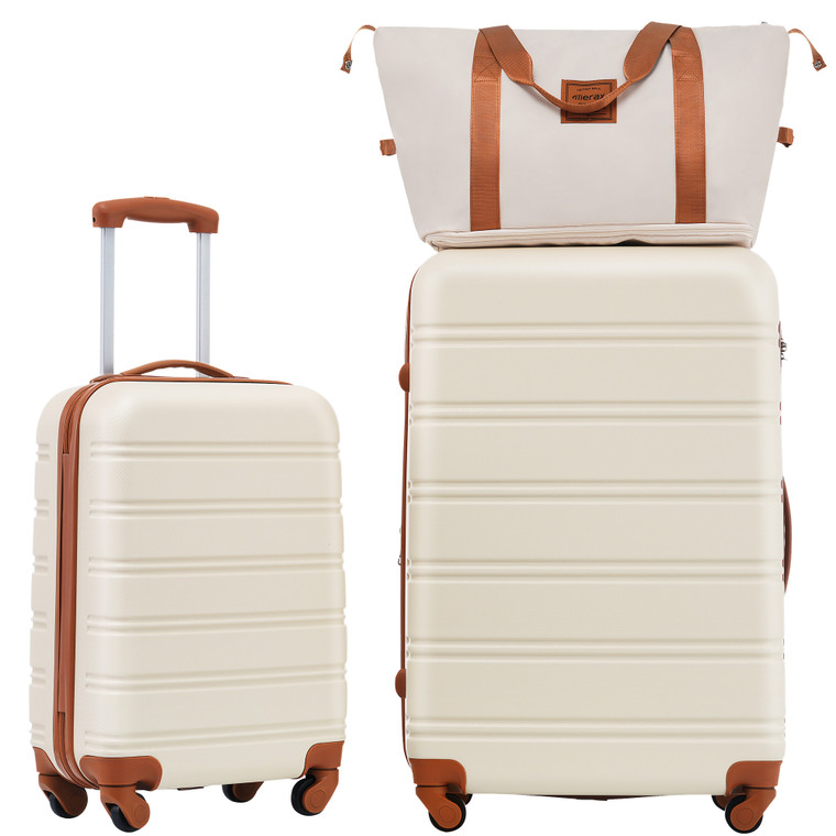 Lightweight Hardshell Luggage Set with TSA Lock & Spinner Wheels