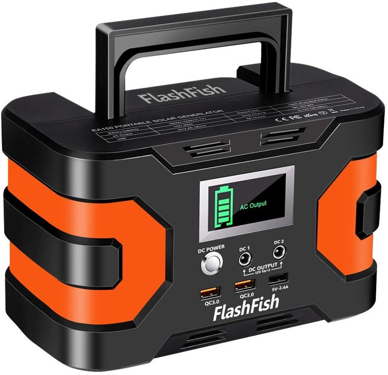 Flashfish 200W Peak Power Station for CPAP Camping & Emergency Power Supply