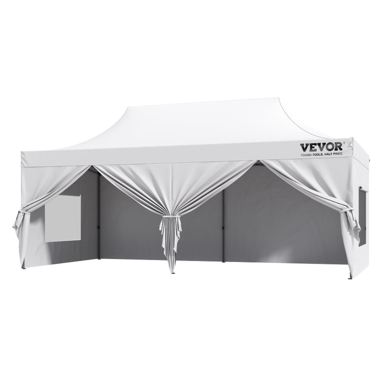VEVOR 10x20 FT Removable Sidewall Canopy - UV Resistant, Waterproof, Portable Gazebo