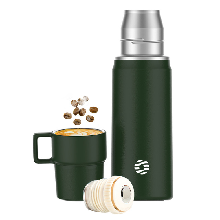Healter 850ml Travel Vacuum Flask - Keeps Drinks Hot for 24 Hours