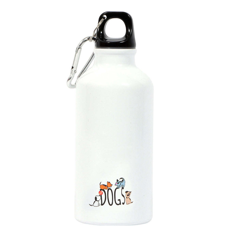 Biggdesign Dogs 400ml Aluminum Water Bottle - Eco-Friendly & Durable