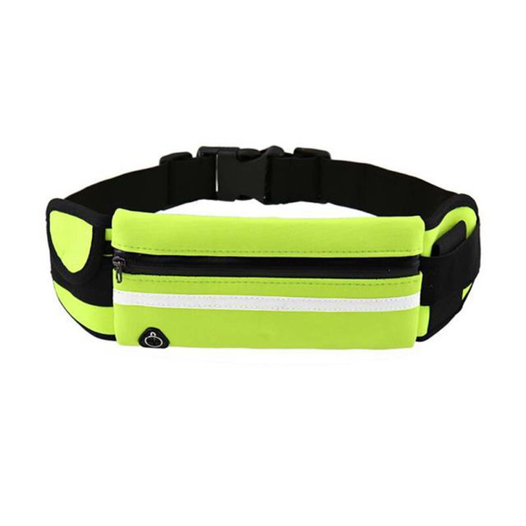 Hands-Free Fitness Belt with Water Bottle - Adjustable Slim Design for Running & Hiking