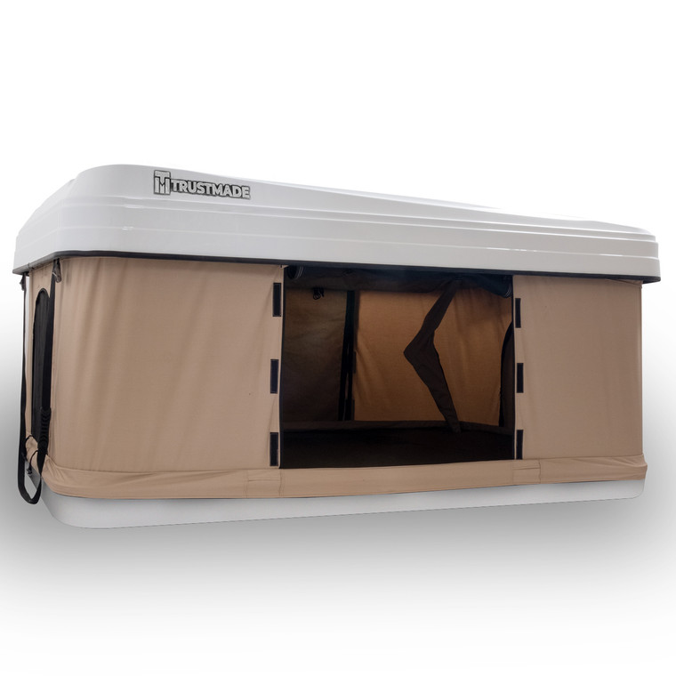 Trustmade Hard Shell Rooftop Tent - Waterproof, Memory Foam Mattress