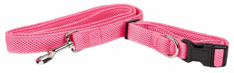 Pet Life Aero Mesh 2-in-1 Comfortable Adjustable Dog Leash-Collar