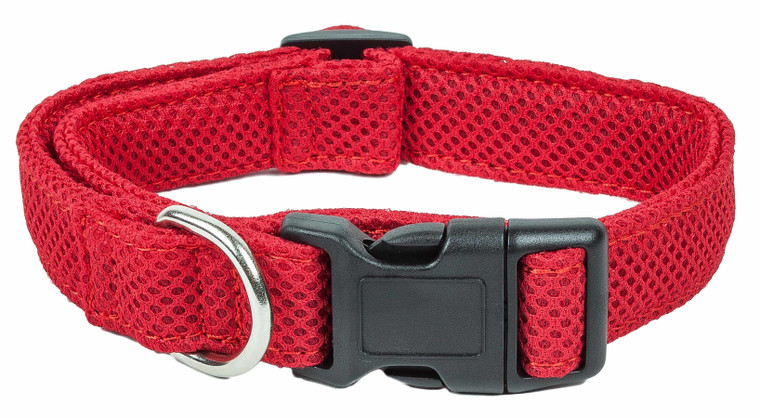 Pet Life Aero Mesh Dual Sided Adjustable Dog Collar - Comfortable, Breathable, Waterproof