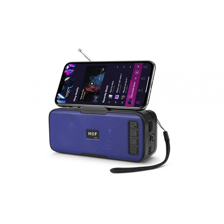 Portable Solar Energy Bluetooth Speaker with USB, Micro SD, Radio & LED Light