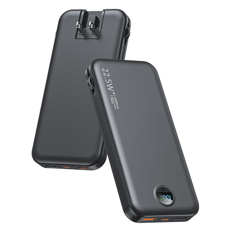 Portable Charger 12000mAh USB C Power Bank with Fast Charging and LED Display for iPhone Portable Charger 12000mAh USB C Power Bank with Fast Charging and LED Display for iPhone