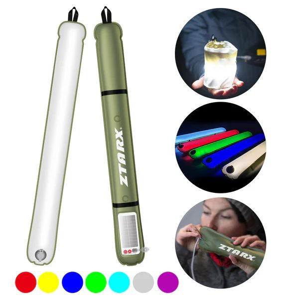 PuffyGlo Inflatable LED Tube Camping Light(D0102HP278P.)