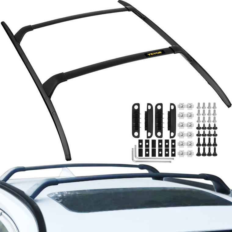 VEVOR Roof Rack Compatible with Mazda CX-5 CX5 2017 2018 2019 2021 4PCS Roof Rack Rail Cross Bar Crossbar(D0102HPCZ6X.)