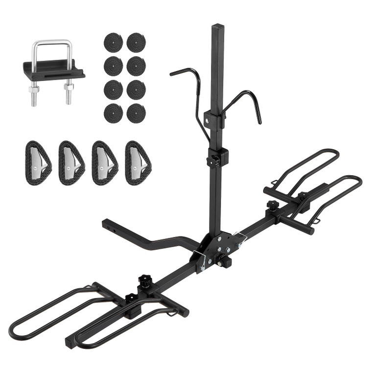 VEVOR 2-Bike Rack Hitch Mount Folding Carrier Car Truck SUV 1.25"/2" Receiver(D0102HPCWUP.)