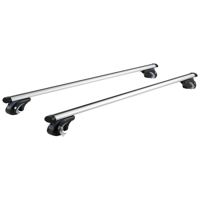 VEVOR Universal Roof Rack Cross Bars, 54" Aluminum Roof Rack Crossbars, Fit Existing Raised Side Rail with Gap, 200 lbs Load Capacity, Adjustable Crossbars with Locks, for SUVs, Sedans, and Vans(D0102HPCWPP.)