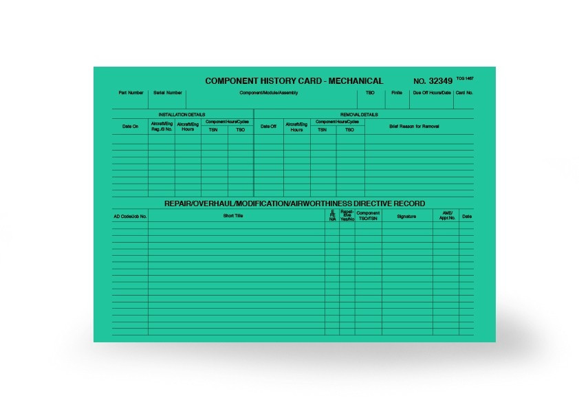 Component History-Mechanical CAA 1467