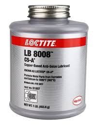 LoctiteÂ® LB 8008â„¢ C5-Aâ„¢ Anti-Seize Lubricant 51007 Copper, 1 lb brush-top Tin