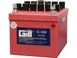 GILL G-246 DRY AIRCRAFT BATTERY SEALED, 24V, 19Ah
