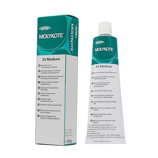 Molykote 33 Medium 100g Grease Lubricant 33M Extreme Low Temperature Grease Light-Load Metal-to-Plastic for Electrical