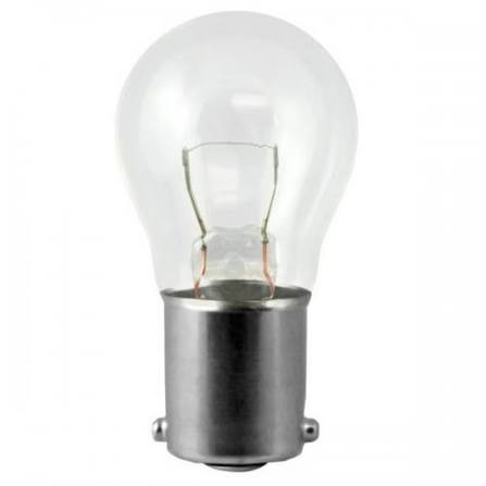 1665 Miniature Bulb, S-8 Single Contact Bayonet Base, 28 Design Volts , 0.8 Design Amps