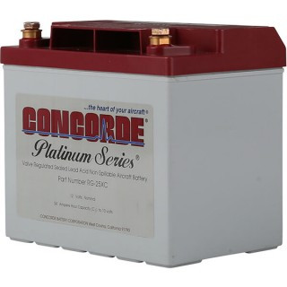 CONCORDE RG-25XC PLATINUM AIRCRAFT BATTERY