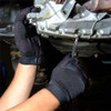 Mechanic Gloves, Gloves, Stretch, High Dexterity, Vibration Absorbing, Safety Zone Gloves, Black Gloves, Performance Gloves, Safety Gloves