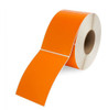 4″ x 6″ Orange Thermal Transfer Perforated Label 3"  Core- 4000CT
