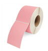 4″ x 6″ Pink Thermal Transfer Perforated Label 3"  Core- 4000CT