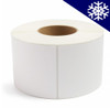 4″ x 4″ White Freezer Grade Thermal Transfer Perforated Label 3"  Core- 5900CT
