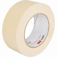 3M 2307 4" x 60yd Tan Masking Tape 8 rolls/case