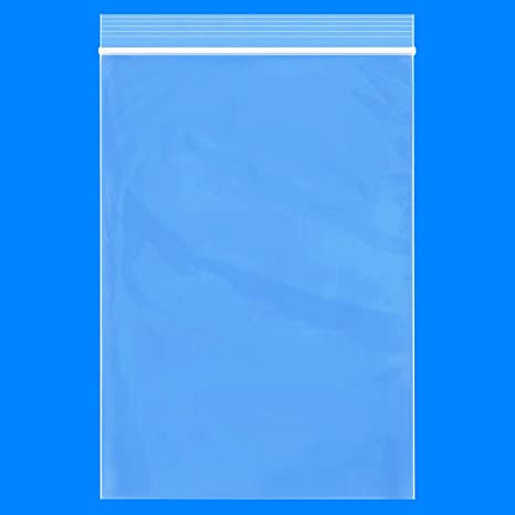 2.0 MIL Reclosable Poly Bags 8x12 Case of 1000